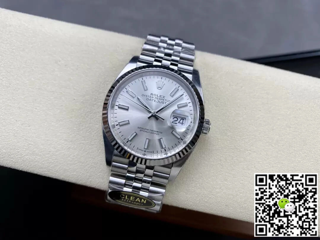 Rolex Datejust M126234-0013 36MM Clean Factory 1:1 Best Edition Replica Watch Stainless Steel Strap