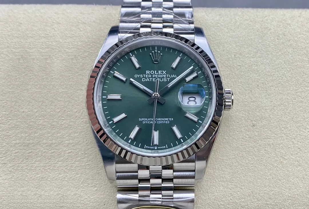 Rolex Datejust M126234-0051 36MM Clean Factory 1:1 Best Edition Replica Watch Stainless Steel Strap