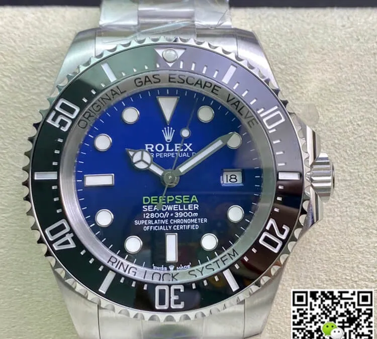 Rolex Deepsea Sea-Dweller 116660 D-BLUE AR Factory 1:1 Best Edition Replica Watch Swiss ETA3135 Blue Black Dial