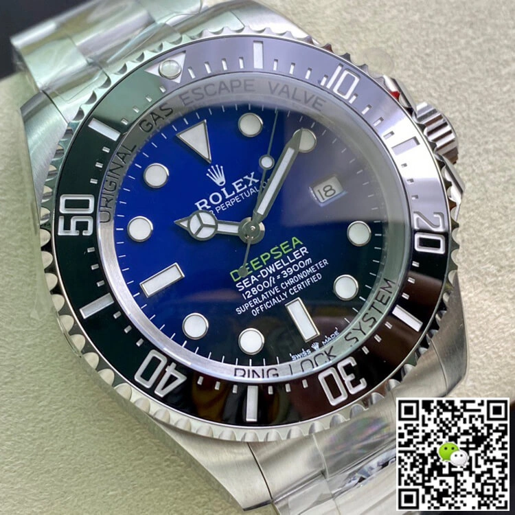 Rolex Deepsea Sea-Dweller 116660 D-BLUE AR Factory 1:1 Best Edition Replica Watch Swiss ETA3135 Blue Black Dial