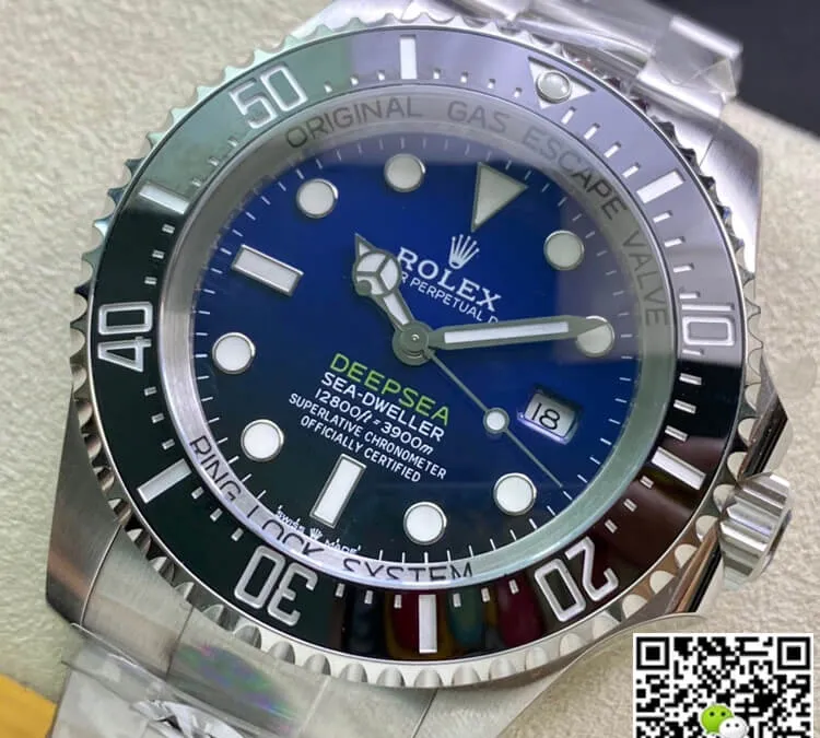 Rolex Deepsea Sea-Dweller 116660 D-BLUE AR Factory 1:1 Best Edition Replica Watch Swiss ETA3135 Blue Black Dial