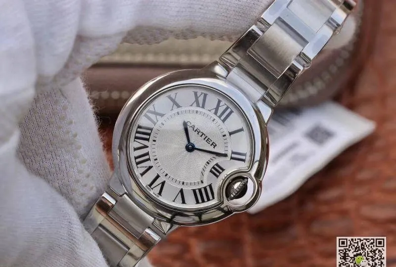 Ballon Bleu De Cartier W6920084 V6 Factory 1:1 Best Edition Replica Watch Swiss Quartz ETA157 Silver Dial