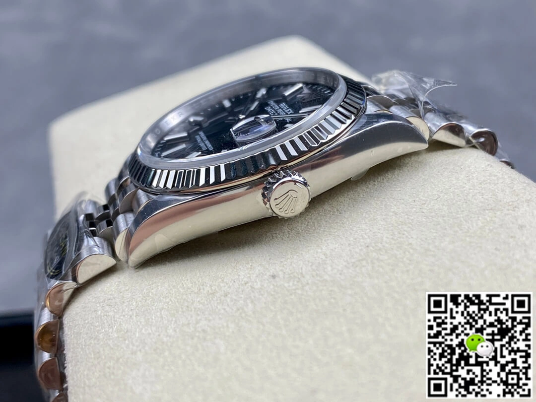 Rolex Datejust M126234-0015 36MM Clean Factory 1:1 Best Edition Replica Watch Black Dial Stainless Steel Strap