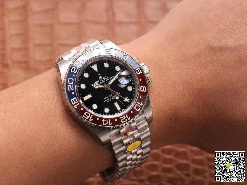 Rolex GMT Master II 126710BLRO-0001 Noob Factory 1:1 Best Edition Replica Watch Black Dial Swiss ETA3285