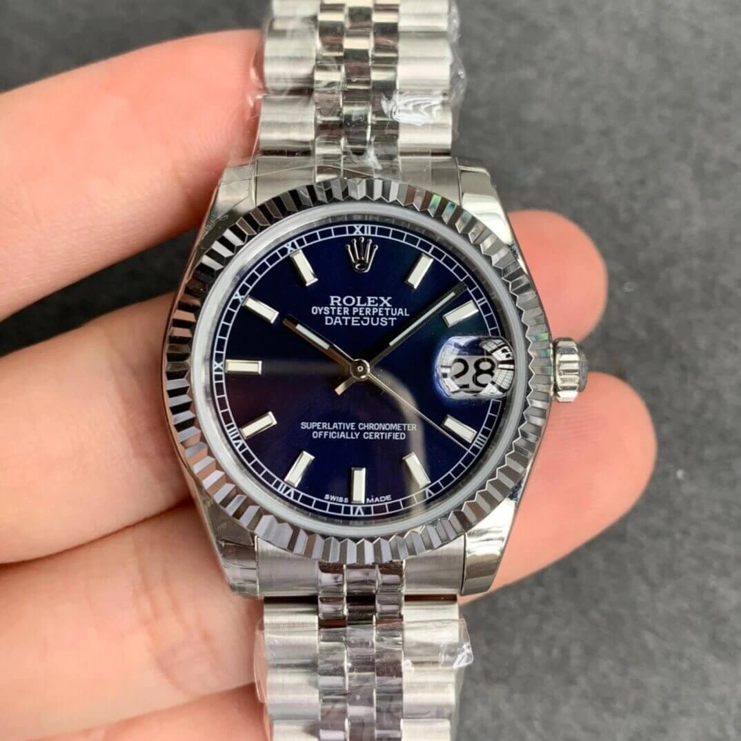 Rolex Datejust M178274-0037 GS Factory 1:1 Best Edition Replica Watch Silver Stainless Steel Strap