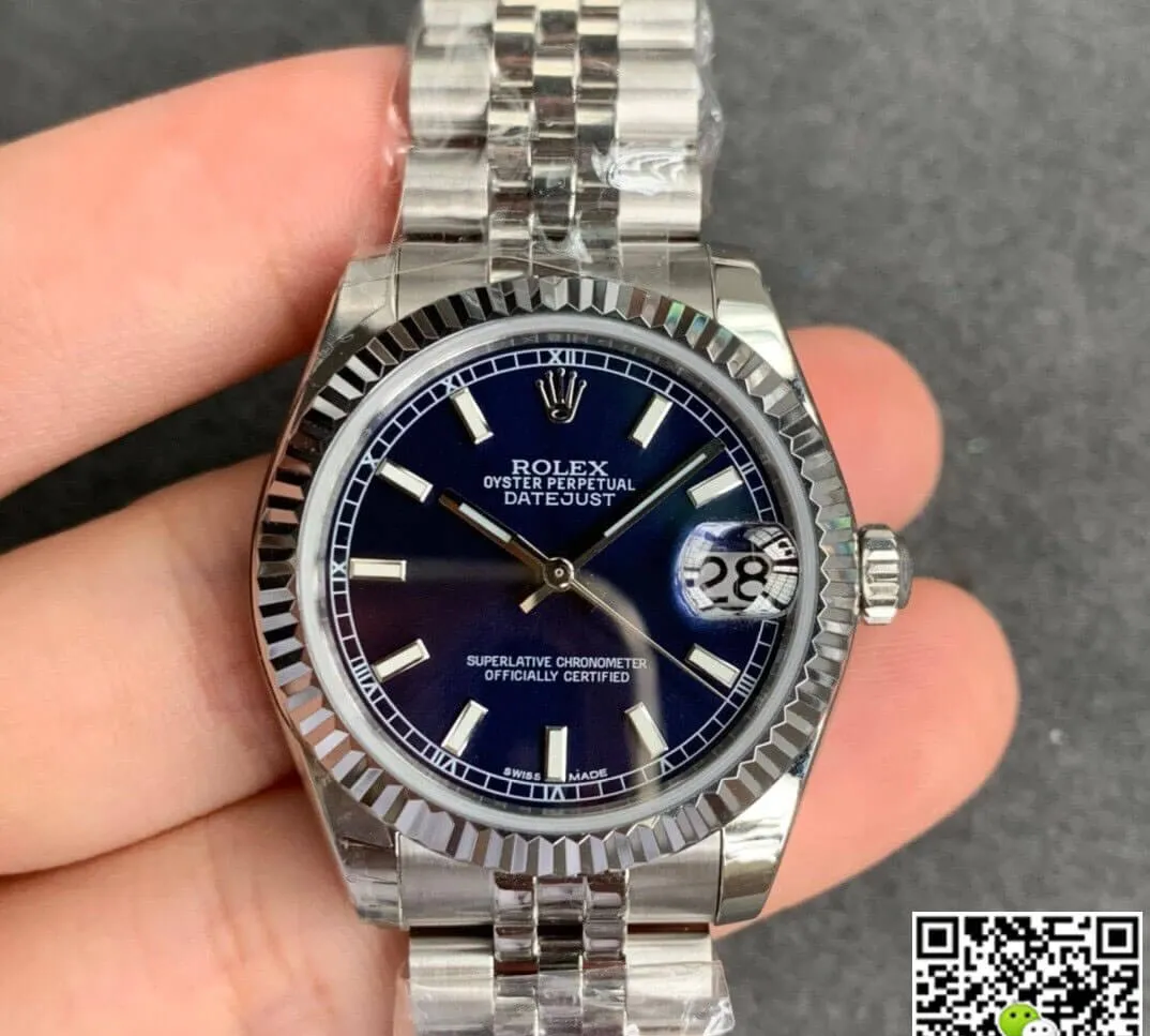Rolex Datejust M178274-0037 GS Factory 1:1 Best Edition Replica Watch Silver Stainless Steel Strap