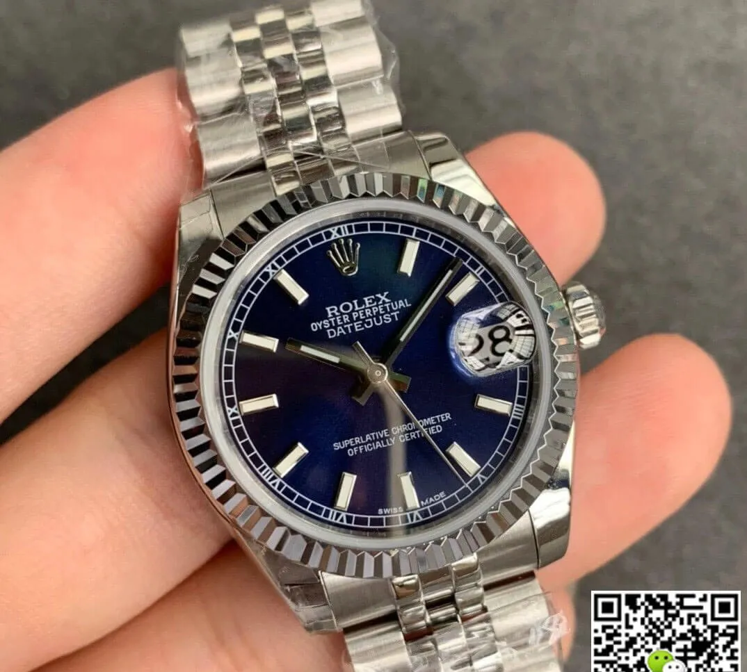 Rolex Datejust M178274-0037 GS Factory 1:1 Best Edition Replica Watch Silver Stainless Steel Strap