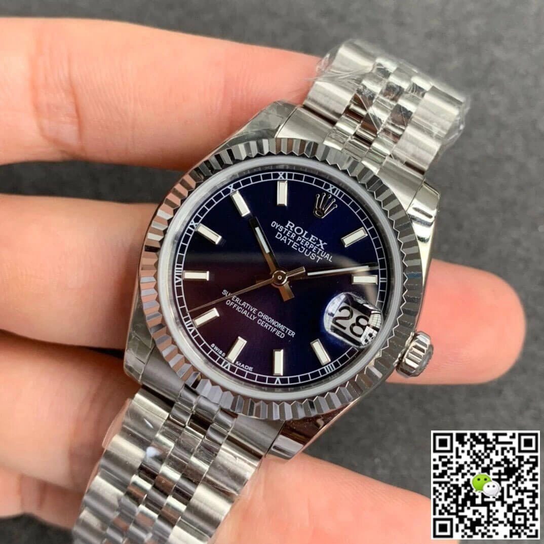 Rolex Datejust M178274-0037 GS Factory 1:1 Best Edition Replica Watch Silver Stainless Steel Strap