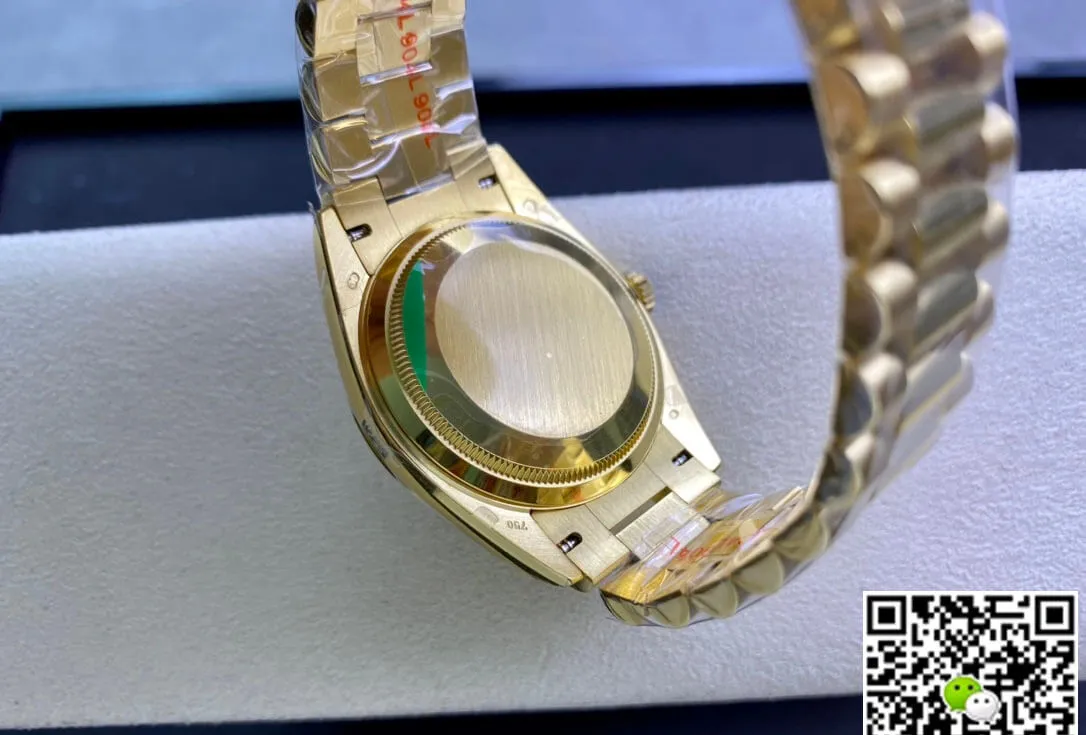 Rolex Day-Date M128238-0069 EW Factory 1:1 Best Edition Replica Watch Gradual Green Dial Swiss ETA3255