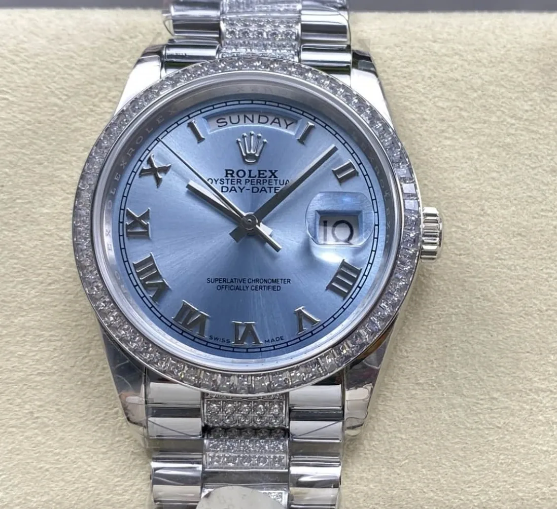 8+ Factory Rolex Day-Date M118346-0044 1:1 Best Edition Replica Watch