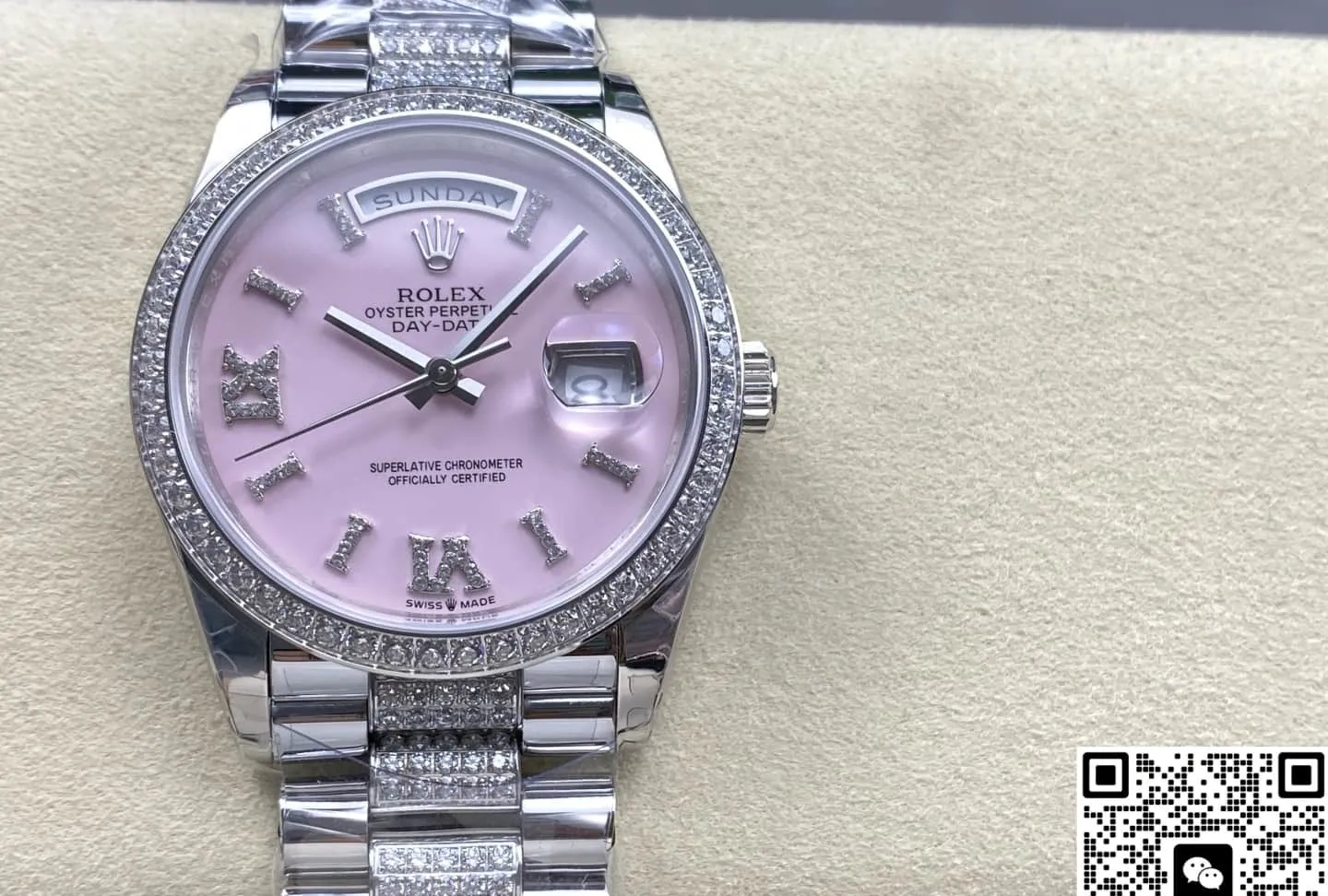 8+ Factory Rolex Day-Date M128349RBR-0017 1:1 Best Edition Replica Watch