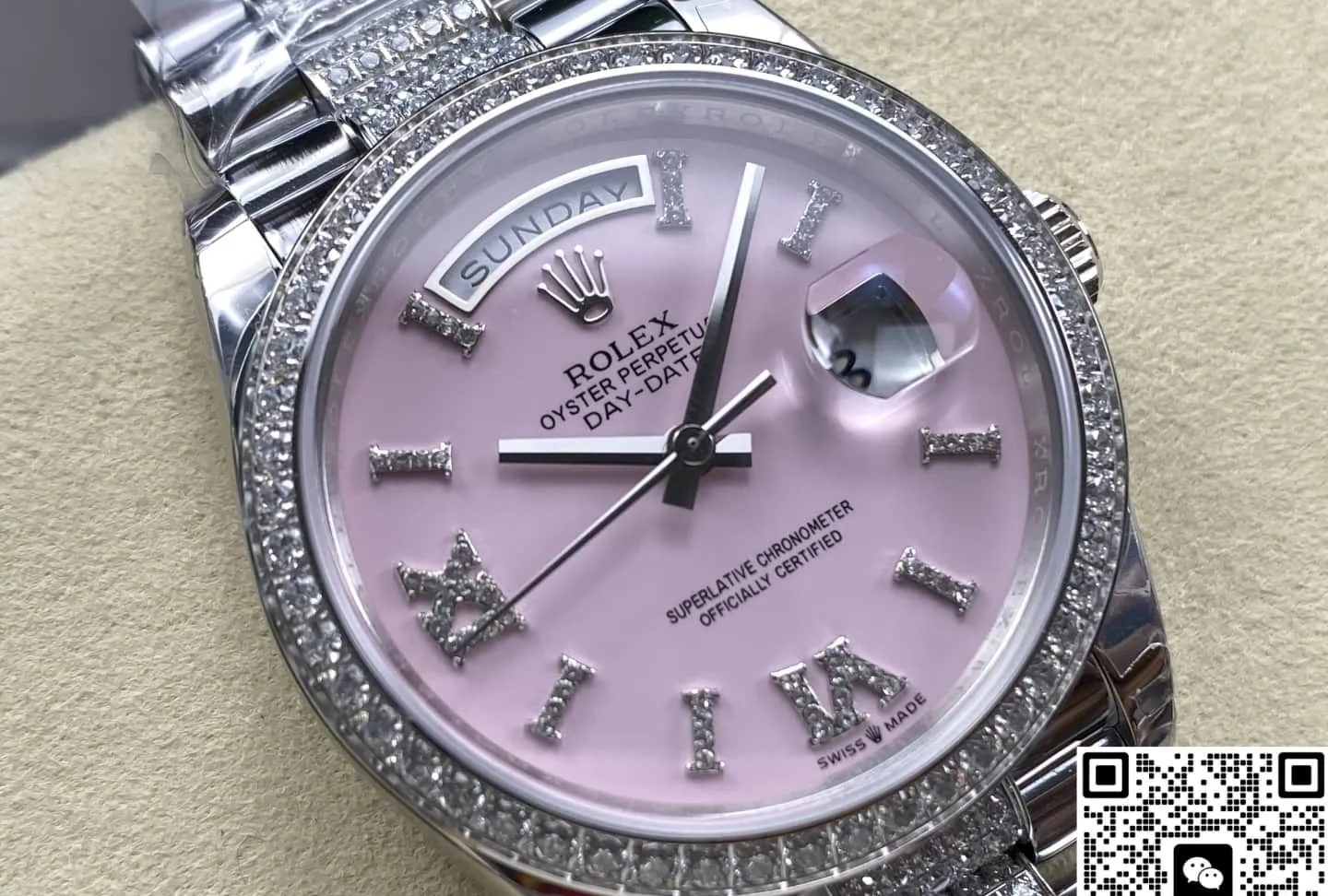 8+ Factory Rolex Day-Date M128349RBR-0017 1:1 Best Edition Replica Watch