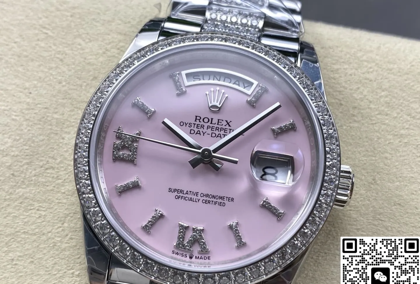 8+ Factory Rolex Day-Date M128349RBR-0017 1:1 Best Edition Replica Watch