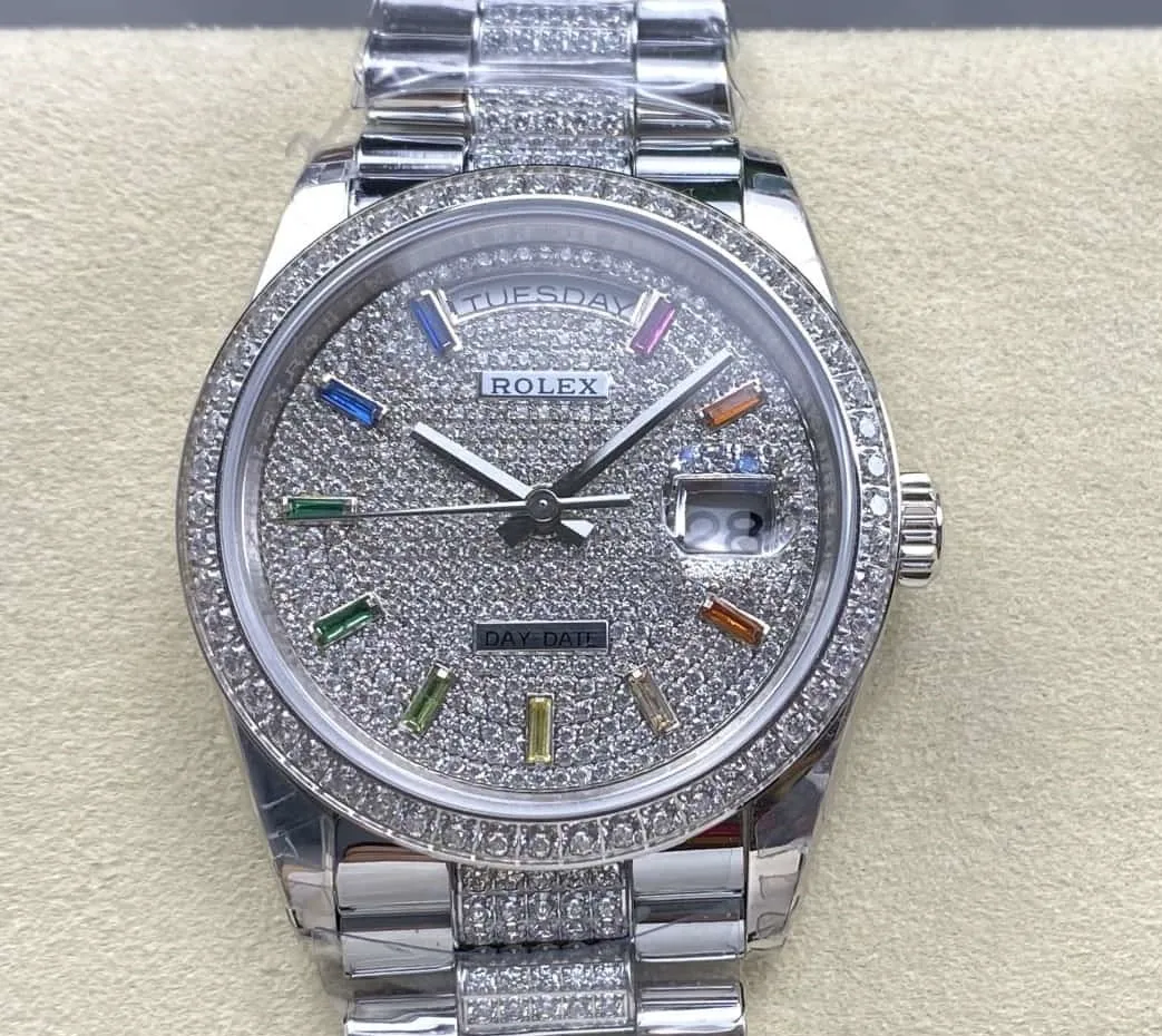 8+ Factory Rolex Day-Date M128349rbr-0012 1:1 Best Edition Replica Watch