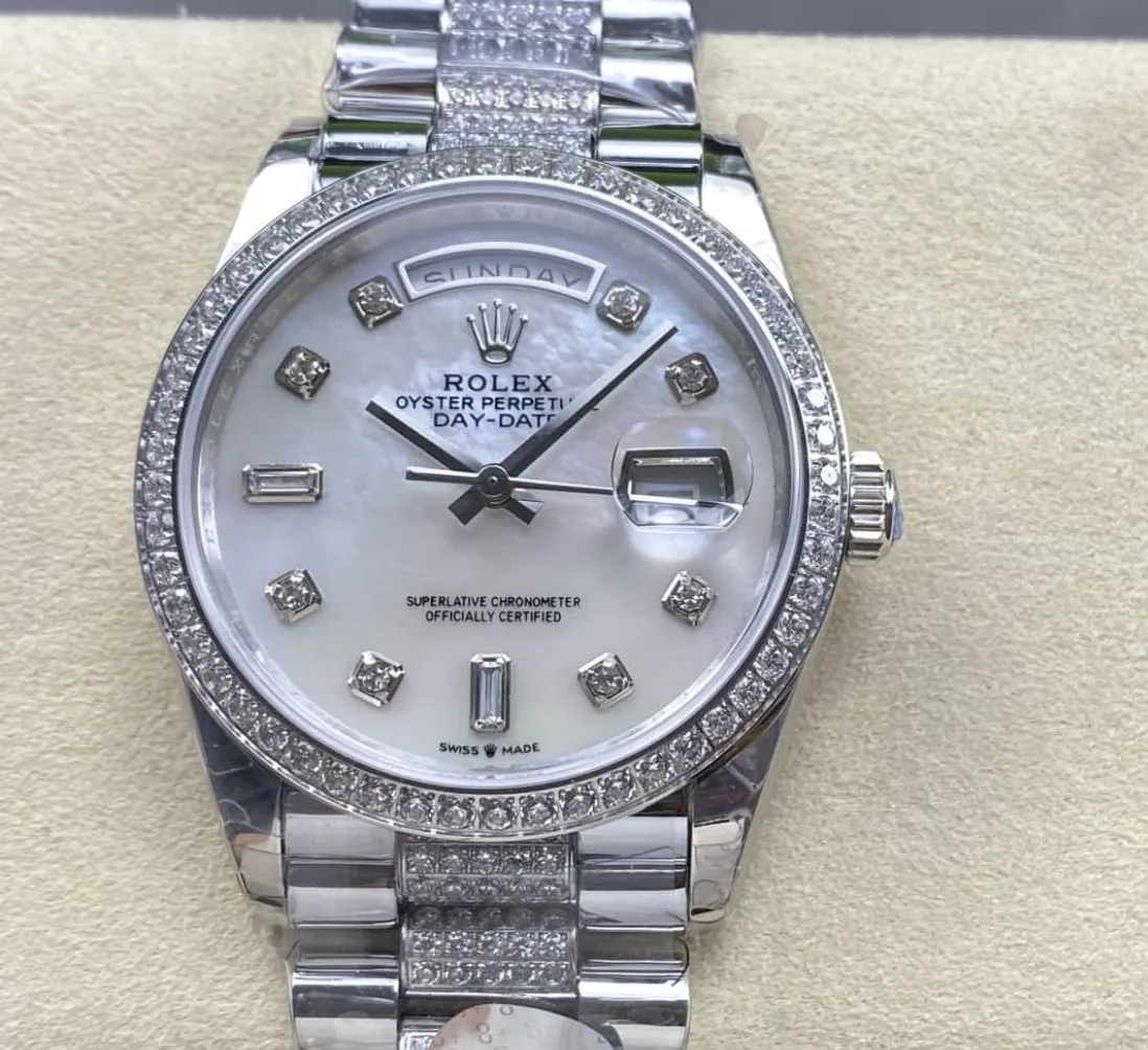 8+ Factory Rolex Day-Date M128349rbr-0014 1:1 Best Edition Replica Watch