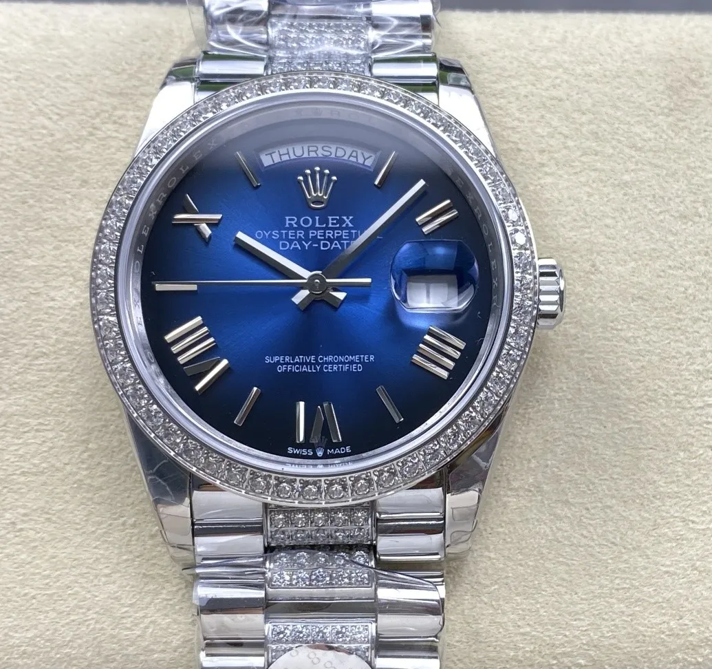 8+ Factory Rolex Day-Date M128349rbr-0048 1:1 Best Edition Replica Watch