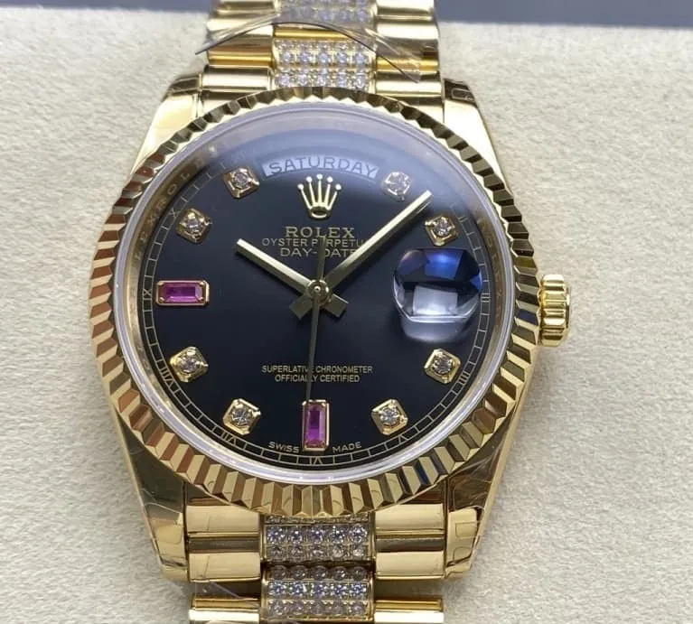 8+ Factory Rolex Day-Date m118238-0405 1:1 Best Edition Replica Watch