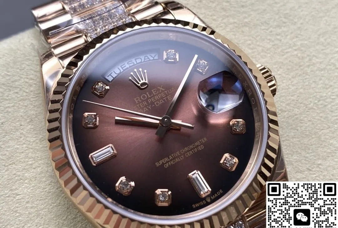 8+ Factory Rolex Day-Date m128235-0038 1:1 Best Edition Replica Watch