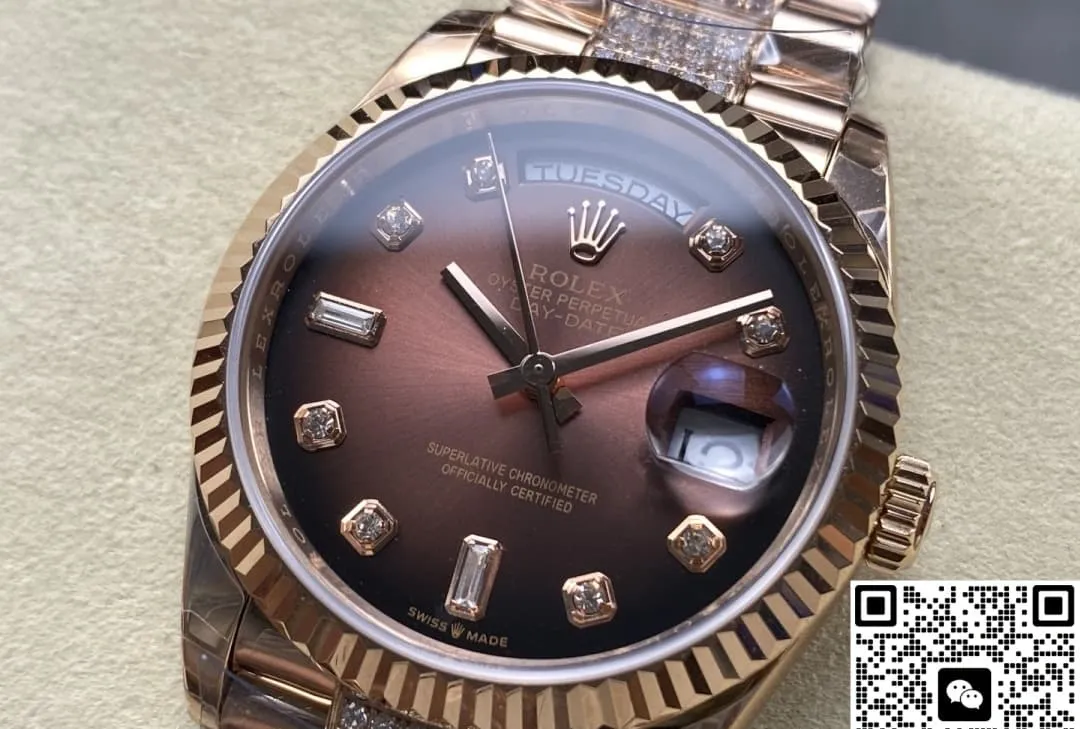 8+ Factory Rolex Day-Date m128235-0038 1:1 Best Edition Replica Watch