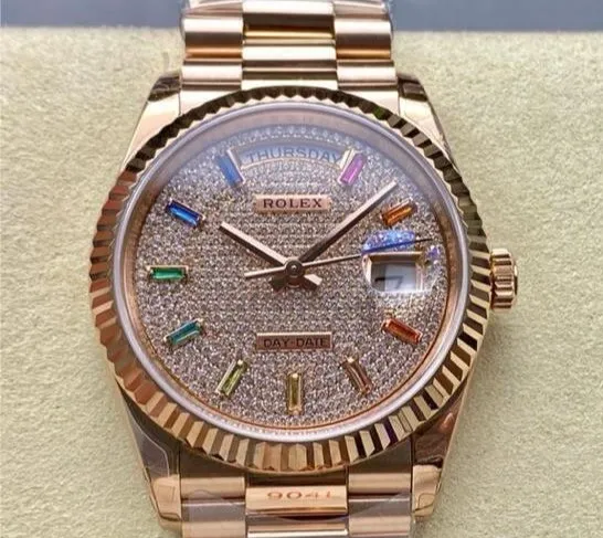 8+ Factory Rolex Day-Date m128235-0039 1:1 Best Edition Replica Watch