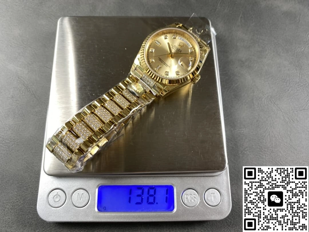 8+ Factory Rolex Day-Date m128238-0026 1:1 Best Edition Replica Watch