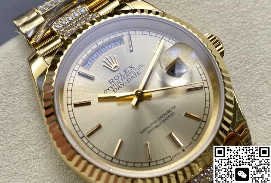 8+ Factory Rolex Day-Date m128238-0046 1:1 Best Edition Replica Watch