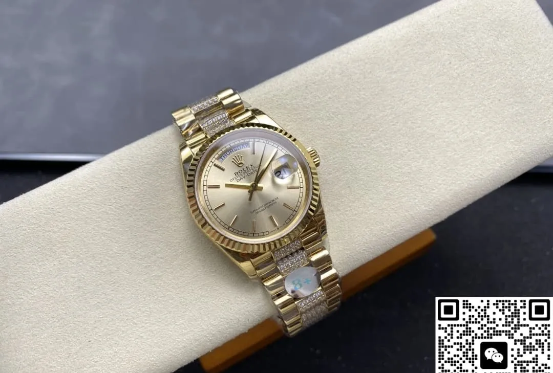 8+ Factory Rolex Day-Date m128238-0046 1:1 Best Edition Replica Watch