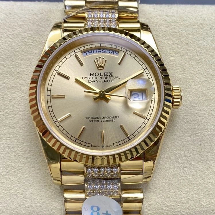 8+ Factory Rolex Day-Date m128238-0046 1:1 Best Edition Replica Watch