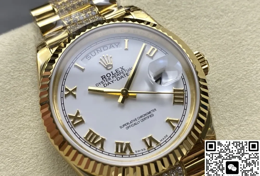 8+ Factory Rolex Day-Date m128238-0077 1:1 Best Edition Replica Watch