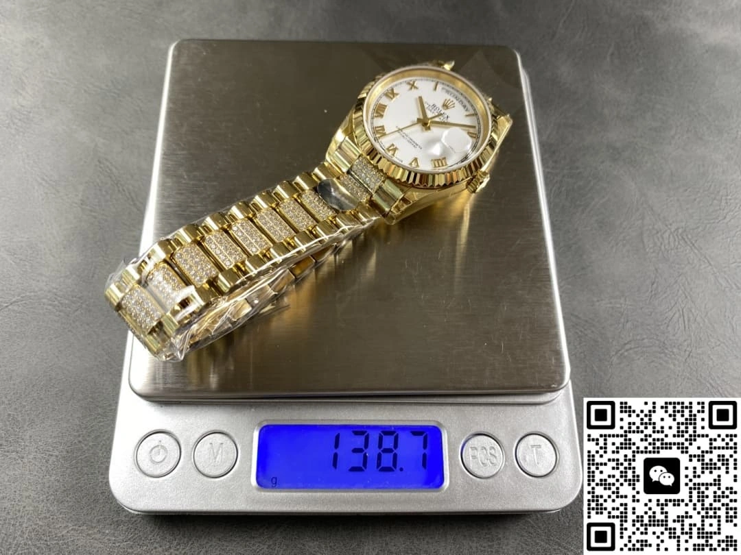 8+ Factory Rolex Day-Date m128238-0077 1:1 Best Edition Replica Watch