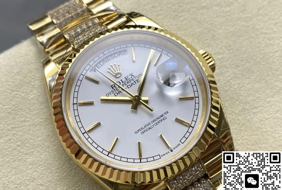 8+ Factory Rolex Day-Date m128238-0082 1:1 Best Edition Replica Watch
