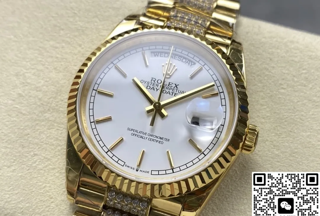 8+ Factory Rolex Day-Date m128238-0082 1:1 Best Edition Replica Watch