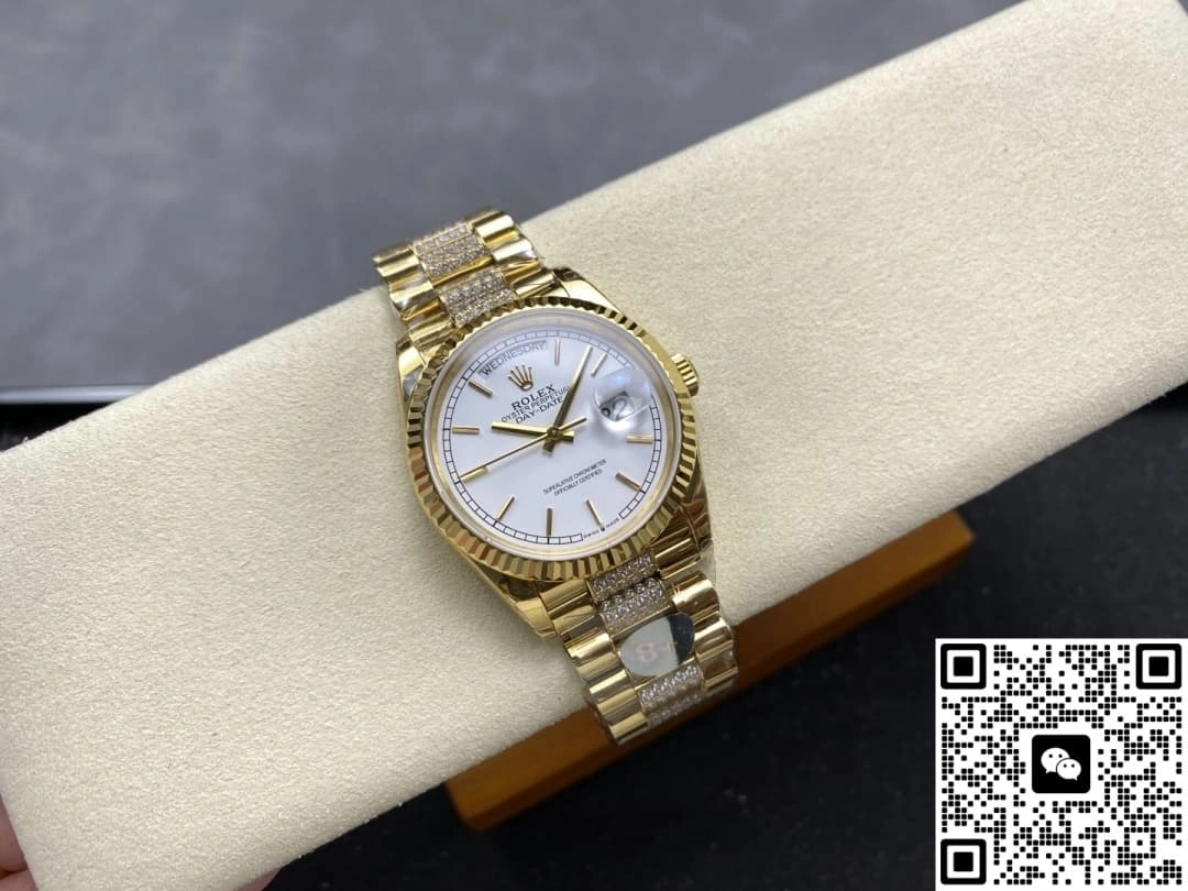 8+ Factory Rolex Day-Date m128238-0082 1:1 Best Edition Replica Watch