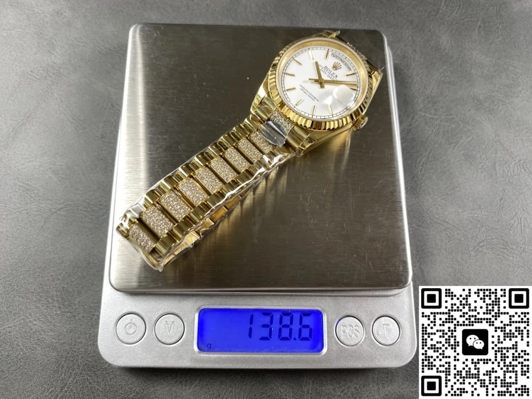 8+ Factory Rolex Day-Date m128238-0082 1:1 Best Edition Replica Watch