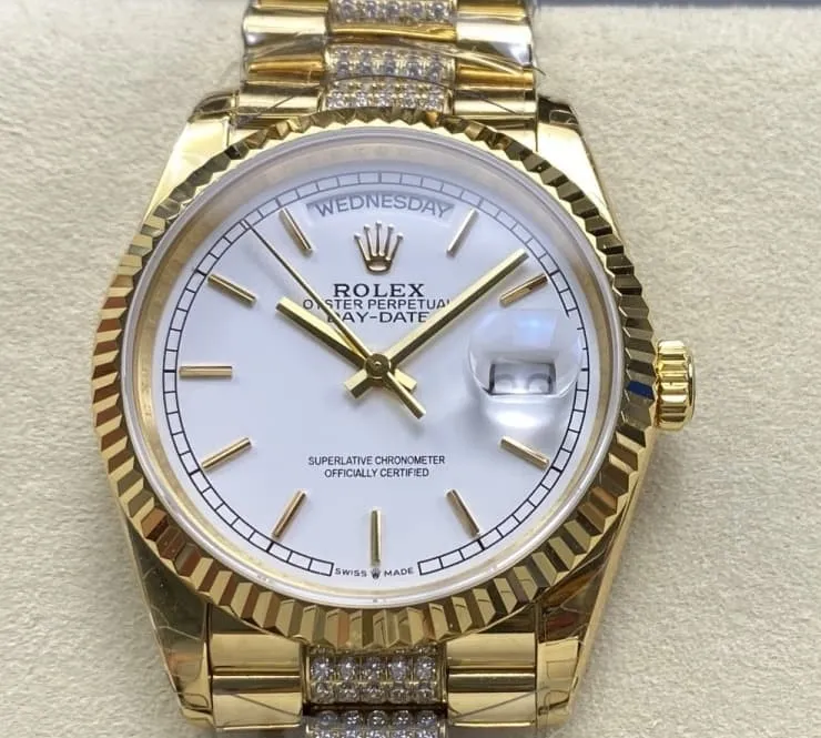 8+ Factory Rolex Day-Date m128238-0082 1:1 Best Edition Replica Watch