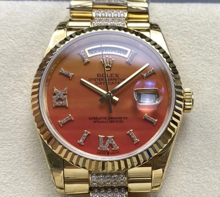 8+ Factory Rolex Day-Date m128238-0089 1:1 Best Edition Replica Watch