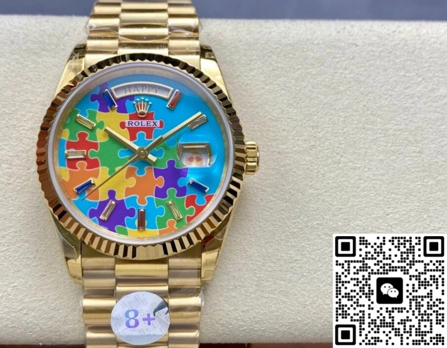 8+ Factory Rolex Day-Date m128238-0106 1:1 Best Edition Replica Watch