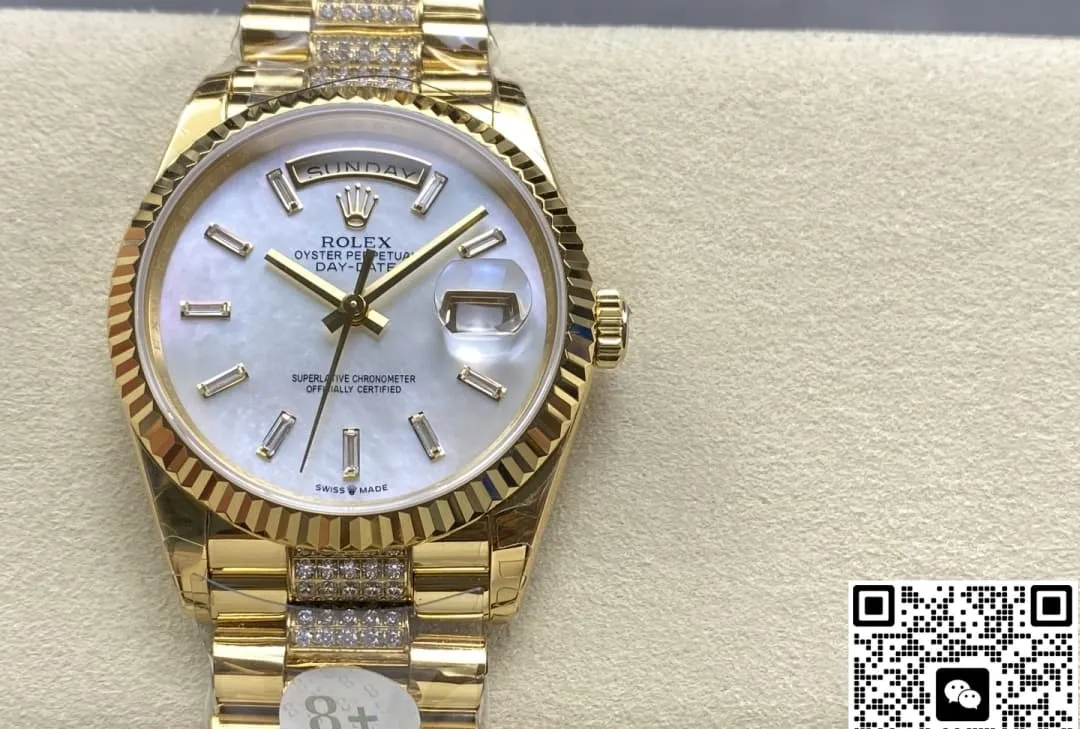 8+ Factory Rolex Day-Date m128238-0124 1:1 Best Edition Replica Watch