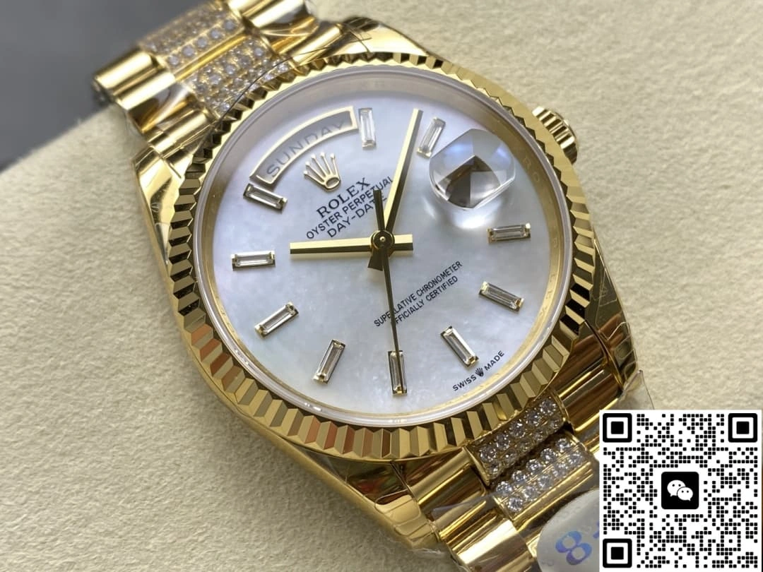 8+ Factory Rolex Day-Date m128238-0124 1:1 Best Edition Replica Watch
