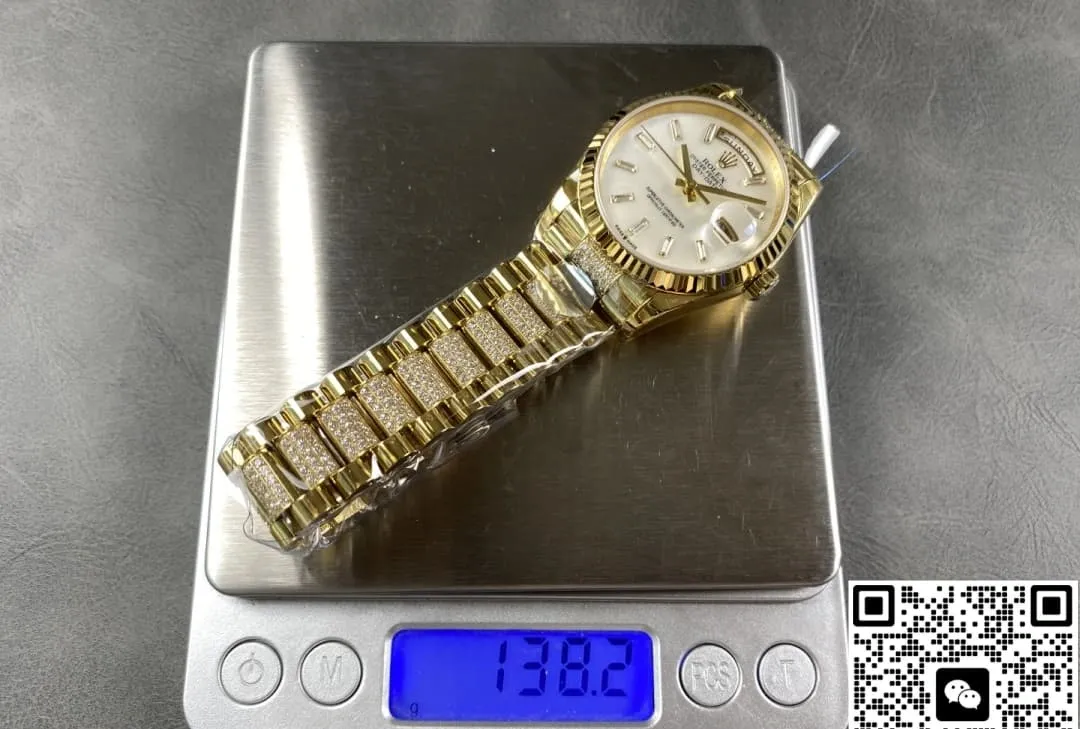 8+ Factory Rolex Day-Date m128238-0124 1:1 Best Edition Replica Watch