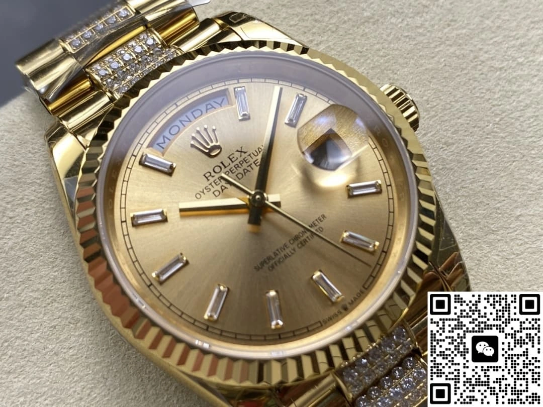 8+ Factory Rolex Day-Date m128238-0133 1:1 Best Edition Replica Watch