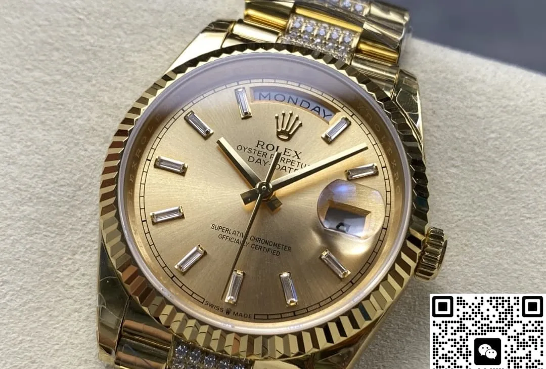 8+ Factory Rolex Day-Date m128238-0133 1:1 Best Edition Replica Watch