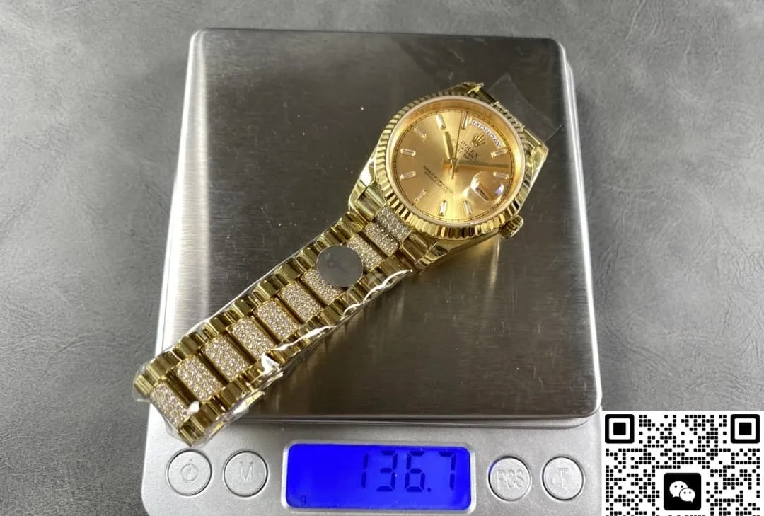 8+ Factory Rolex Day-Date m128238-0133 1:1 Best Edition Replica Watch