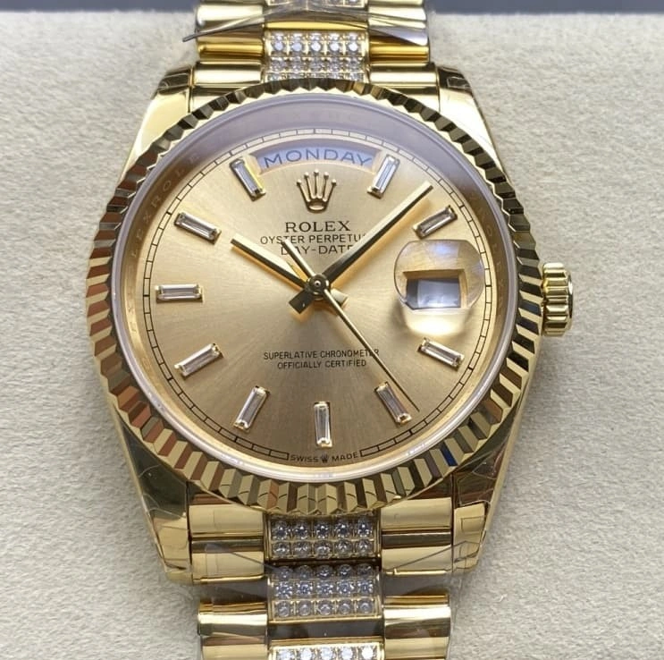 8+ Factory Rolex Day-Date m128238-0133 1:1 Best Edition Replica Watch