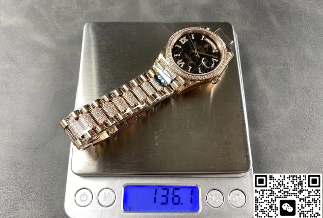 8+ Factory Rolex Day-Date m128345rbr-0045 1:1 Best Edition Replica Watch