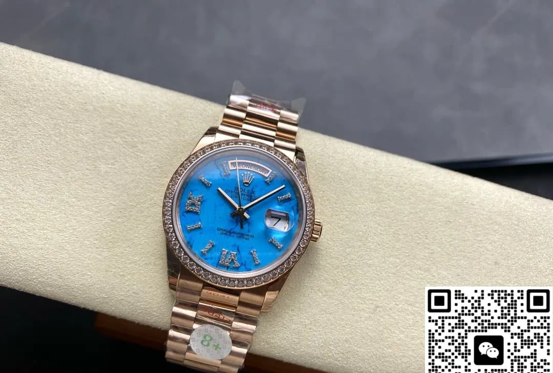 8+ Factory Rolex Day-Date m128345rbr-0064 1:1 Best Edition Replica Watch