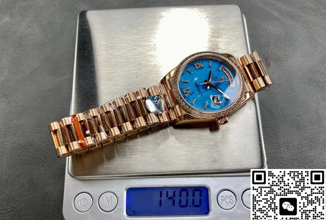 8+ Factory Rolex Day-Date m128345rbr-0064 1:1 Best Edition Replica Watch