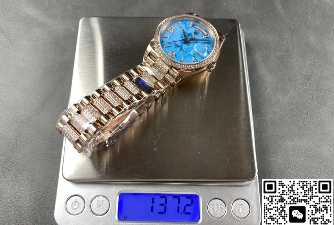 8+ Factory Rolex Day-Date m128345rbr-0065 1:1 Best Edition Replica Watch