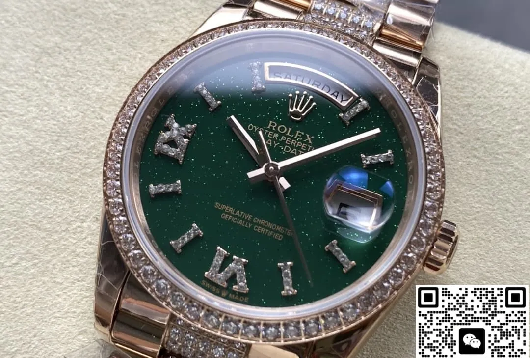 8+ Factory Rolex Day-Date m128345rbr-0069 1:1 Best Edition Replica Watch