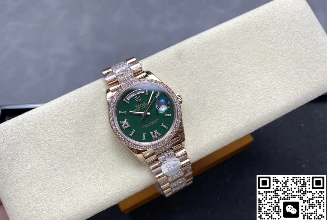 8+ Factory Rolex Day-Date m128345rbr-0069 1:1 Best Edition Replica Watch